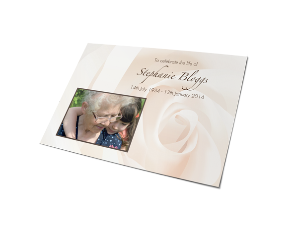 Memorial Cards, Layout 2